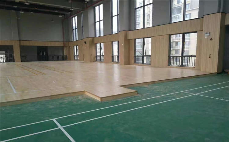 歐氏拼接板排球館木地板造價